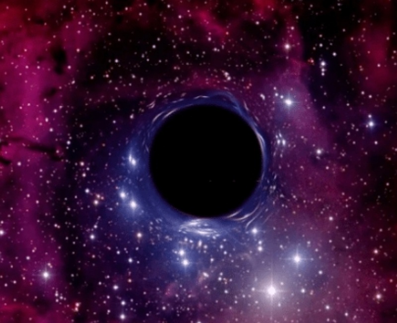 This blackhole has the power to swallow the galaxy