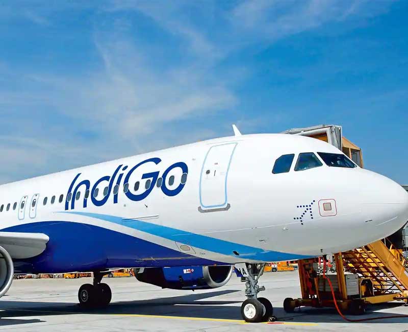 IndiGo plane skidded off the runway just before takeoff