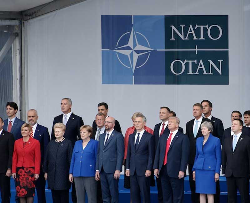 NATO reaches Russia's neck
